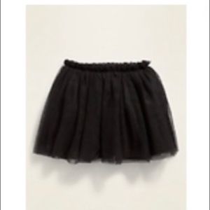 Old Navy Black Ruffle Tutu Skirt - 3-6m NWOT
